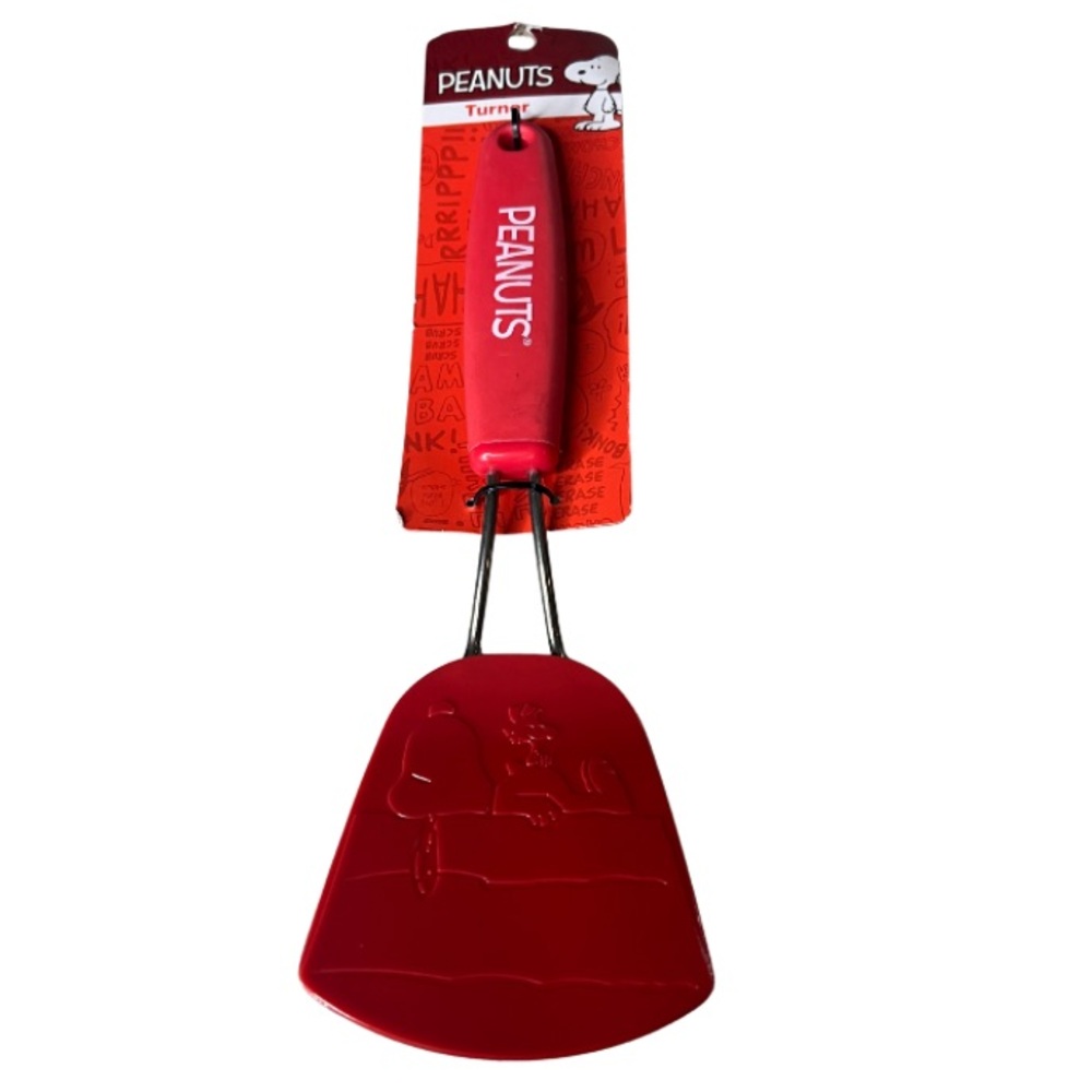 New - Peanuts Snoopy & Woodstock Red Spatula